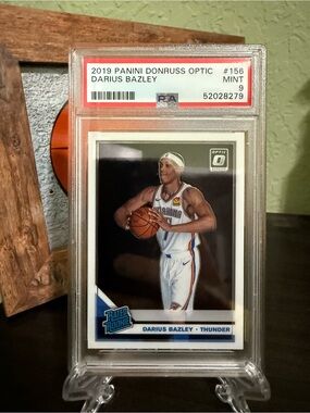 2019 Panini Donruss Optic Darius Bazley Rated Rookie PSA 9